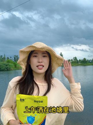 #改底#水产养殖 #调水 #鱼虾蟹养殖 #粪硫菌 直接干撒一袋10亩