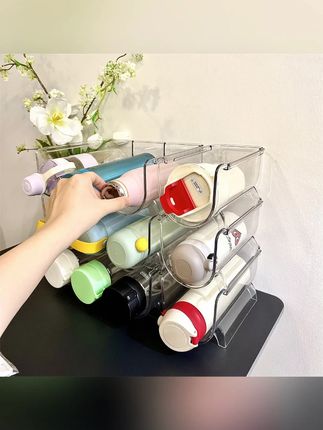 杯子收纳盒水杯架置物架桌面多层叠加防尘保温杯架家用架#水杯架 #杯架 #桌面杯架#水杯置物架 #多层水杯架