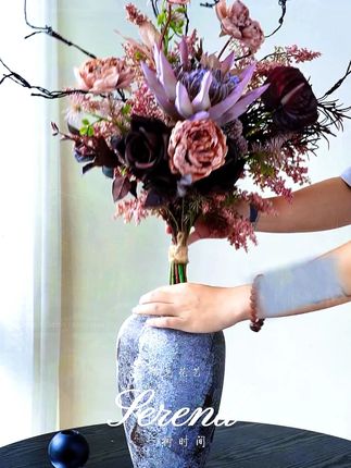 一树时间氛围感仿真花 餐桌 / 卧室床头柜假花 装饰摆件好物