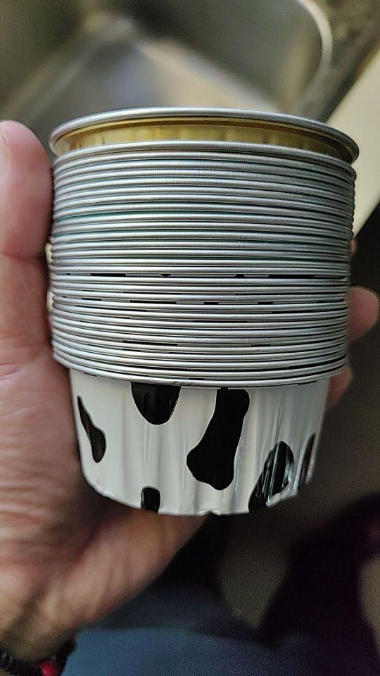 锡纸碗布丁杯,空气炸锅专用锡纸碗,用它能做出各种美食,简单方便还能重复使用#锡纸杯 #空气炸锅锡纸碗 #布丁杯