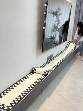 轻奢高级感餐边柜台面垫电视柜垫鞋柜酒柜防脏桌布玄关垫子