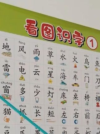 大班儿童看图识字挂图,幼小衔接启蒙学习神器! #幼儿园学习 #幼小衔接必备 #儿童启蒙神器 #儿童认字大全 #看图识字挂图