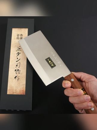 【原装进口】日本正胜刃物作 V金特钢 高端厨刀 全V型刃口锻打菜刀#日本厨刀 #高端厨刀 #全V型刃口 #正胜厨刀 #厨房好物