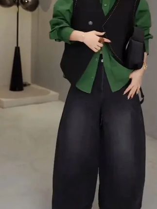 # 小个子穿搭 # 百搭裤子 # 弯刀裤 # 显瘦穿搭 # 九分裤