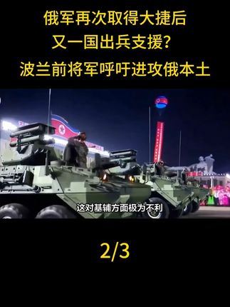 俄军再次取得大捷后,又一国出兵支援?波兰前将军呼吁进攻俄本土