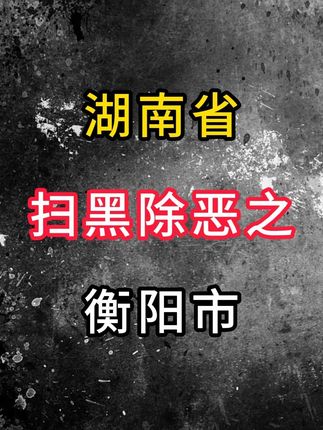 湖南省扫黑除恶之-衡阳市2️⃣#大案纪实 #真实事件 #扫黑除黑 #我的观影报告