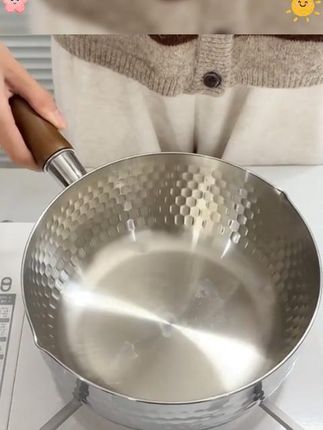 #小奶锅  #辅食锅  #家用不锈钢锅具  #加厚锅具  #炖煮蒸锅