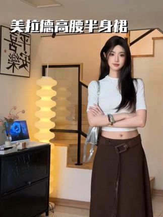 实物确实很哇塞 #简约大气# 大伞裙 #半身裙# 优雅气质 #显高显瘦穿搭 #气质半身裙# 裙装穿搭 #梨形身材穿搭# 时尚感穿搭