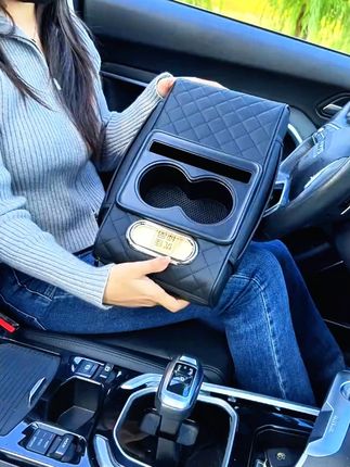 汽车多功能扶手箱保护套 2025 新款 加厚增高 + 纸巾储物盒车载必备用品