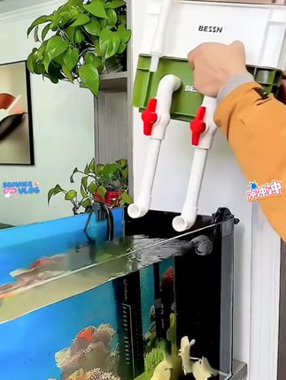 周转箱过滤 #BESSN过滤周转箱 #小鱼缸过滤滴流盒上置多层过滤盒 #高效水循环系统 #养鱼必备 抖音小助手
