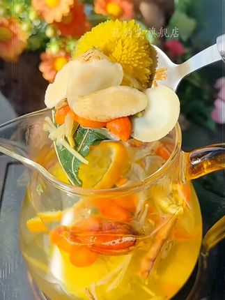 西洋参黄芪菊花枸杞茶#西洋参黄芪菊花枸杞茶