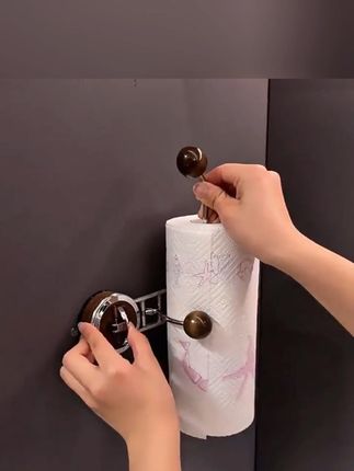 免打孔吸盘厨房纸架,挂抽纸卷纸都好用! #吸盘置物架 #多功能挂架 #吸盘纸架 #纸架推荐 #抽纸卷纸架
