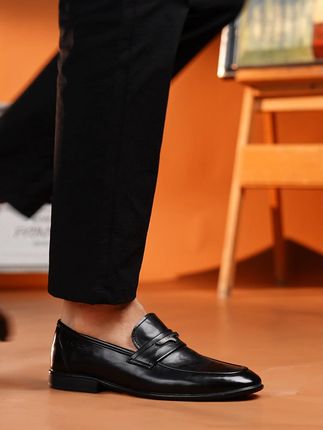 男鞋还是要穿好点的,毕竟舒服是自己的! #软底软面穿上超舒服 #好穿又好搭 #好穿不累脚 #商务休闲 #一脚蹬
