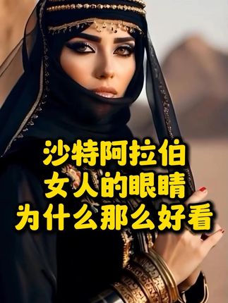 沙特阿拉伯女人的眼睛为什么那么好看?#眼油 #沙特阿拉伯 #眼睛护理 #眼周护理