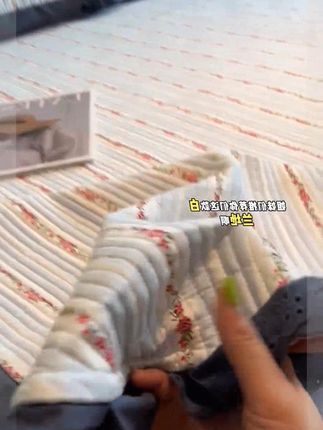 全网热销 爆款 法式花边全棉四季款床盖三件套 #家居好物# 家居生活