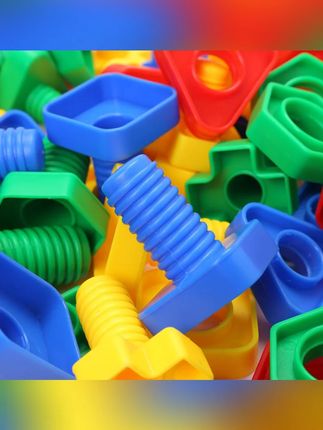 大颗粒拧螺丝螺母积木1-3岁宝宝早教形状配对益智螺丝组合玩具#宝宝早教 #拧螺丝积木 #益智玩具 #13岁玩具 #形状配对