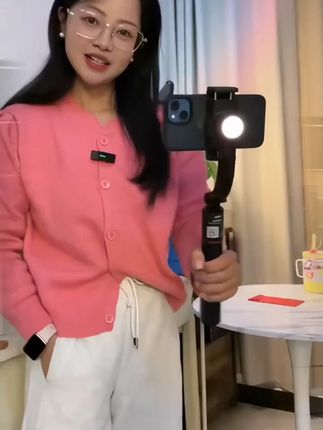 【靓点拍】手机稳定器vlog智能防抖自拍杆三脚平衡稳拍摄手持云台