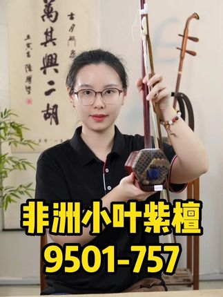 非洲小叶紫檀二胡 9501-757 #万其兴⼆胡#古⽉琴坊#古⽉琴坊万其兴⼆胡#二胡新手教学#非洲小叶紫檀二胡