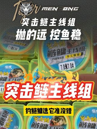 W突击鲢主线组 #渔具用品 #鱼线 #猛攻