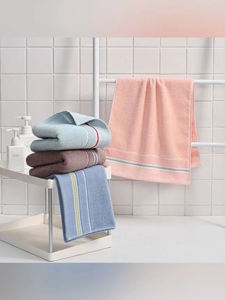 【乐斐优品】四条装全棉毛巾新疆棉家用吸水不掉毛亲肤成人全棉面巾#全棉毛巾 #家用好物 #吸水毛巾 #亲肤毛巾 #乐斐优品