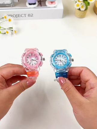 库洛米儿童手表玩具女孩幼儿园女童发光小手表美乐蒂电子表#库洛米手表 #儿童手表 #女孩玩具 #发光手表 #幼儿园手表