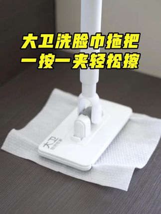 只有真正做饭的人才知道这个小拖把有多好用#大卫拖把 #洗脸巾拖把 #好物推荐🔥 #家务好帮手