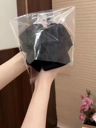 法式温柔气质缎面超大号蝴蝶结飘带发夹女后脑勺抓夹发卡头饰夹子#蝴蝶结发夹 #简单好看发型 #高级感.