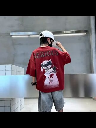 火影男童夏装套装6-12岁潮款儿童帅气休闲中大童洋气炸街男孩夏季#潮酷穿搭 #潮童必备 #男童穿搭 #高品质童装 #男生穿搭