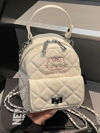 女包2025新款时尚小众设计菱格休闲简约学院风手提双肩包#女包2025 #包包种草 #美包分享 #包包控 #包包