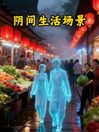 来看看阴间的生活场景#传统文化 #民间习俗 #风俗文化 #创作者扶持计划 #祭祀