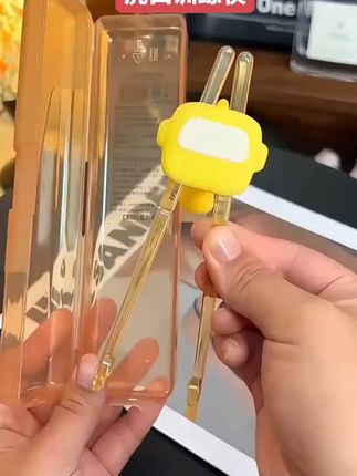 PPSU儿童筷子宝宝专用虎口训练筷1-6岁学习自主进食吃饭神器 #创作灵感是谁发明的#儿童训练筷孩子.
