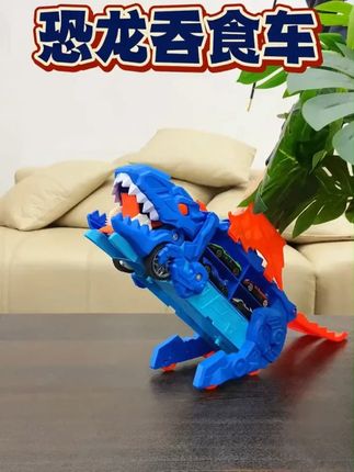 可以吃掉一个车队的恐龙小汽车来了!简直是每个男孩的梦中情车#恐龙玩具 #恐龙吞食车 #玩具汽车 #恐龙玩具 #儿童玩具