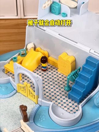 孩子在家一个人就能扮演多个角色自己玩过家家 #过家家玩具 #女孩玩具礼物