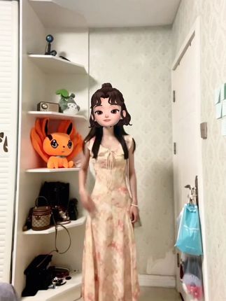 夏天漂亮裙子真的好多哦~这条粉橘裙子是懂氛围感的#夏天连衣裙 #今日新款推荐 ، #千金小姐连衣裙 #少女感裙子 #出游穿搭