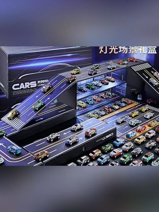 六一合金回力小汽车儿童玩具车男生集装箱男孩新年礼盒套装送礼 #儿童玩具车 #六一礼物推荐 #男孩玩具爆款 #爆款热卖中 #厂家直发