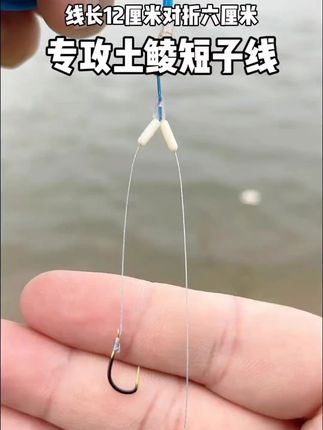 鲮短子线钓法成品钓鱼主线钓鱼鱼钩子线 这就是新买的专攻土鲮大力马短子线双钩,钓法必不可少#土鲮短子线双钩 #土鲮短子线 #短子线双钩 #子线双钩 #大力马短子线