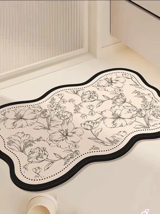 浴室地垫硅藻泥吸水速干脚垫防滑卫生间防摔洗手间浴室吸水地垫#浴室地垫硅藻 #浴室地垫硅藻 #浴室地垫硅藻泥软垫 #浴室地垫推荐 #吸水地垫