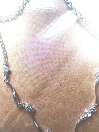 钛钢项链 渐变蝴蝶流光风项链男y2k辣妹潮流锁骨链彩色设计感颈链