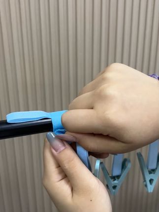便携折叠布艺衣架挂钩小夹子内衣袜子旅行酒店出差旅游神器晾衣架
