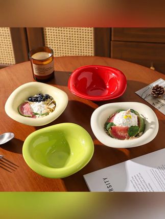 #陶瓷餐具 #舍里 #餐具 #甜品碗颜值餐具 糟糕我也太会买了吧每个颜色都难以取舍真的好好看呀