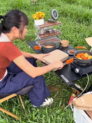 户外便携调料瓶套装露营野炊调料分装罐烧烤油瓶组合调味盒收纳包 #户外调料包 #调味盒收纳包 #调料分装罐 #野炊调料包 #调料瓶套装