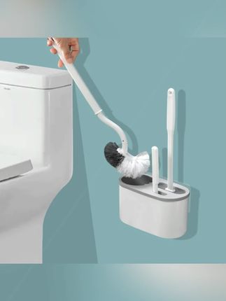 马桶刷家用无死角卫生间免打孔硅胶清洗神器挂墙式壁挂式厕所刷子 #马桶刷推荐 #马桶刷套装 #清洁好物 #清洁好物推荐 #马桶清洁