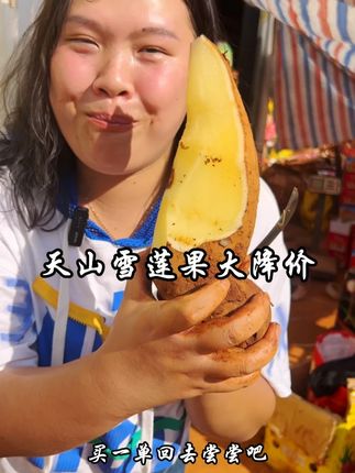 糖友也能吃的新鲜水果,云南天山雪莲果上市了 清脆爽口,低糖低卡,没吃过的赶紧来尝尝吧!#雪莲果成熟了#脆甜多汁#现挖现发#低糖低脂低热量#优质农产品