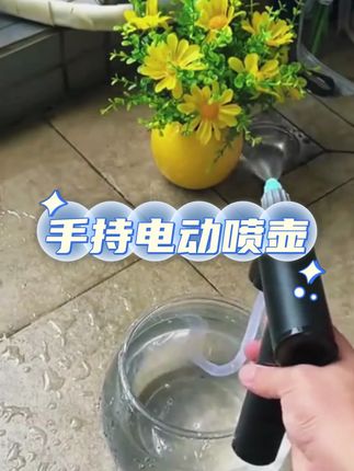 手持电动喷壶 #充电式 #家用喷壶 #浇水 #园艺浇花喷壶 #喷雾器