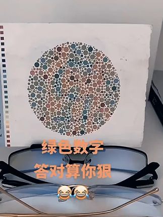 因为这眼镜,我现在体检顺利通过了! 驾照期满换证#驾照期满换证 #科目一考试 #色弱