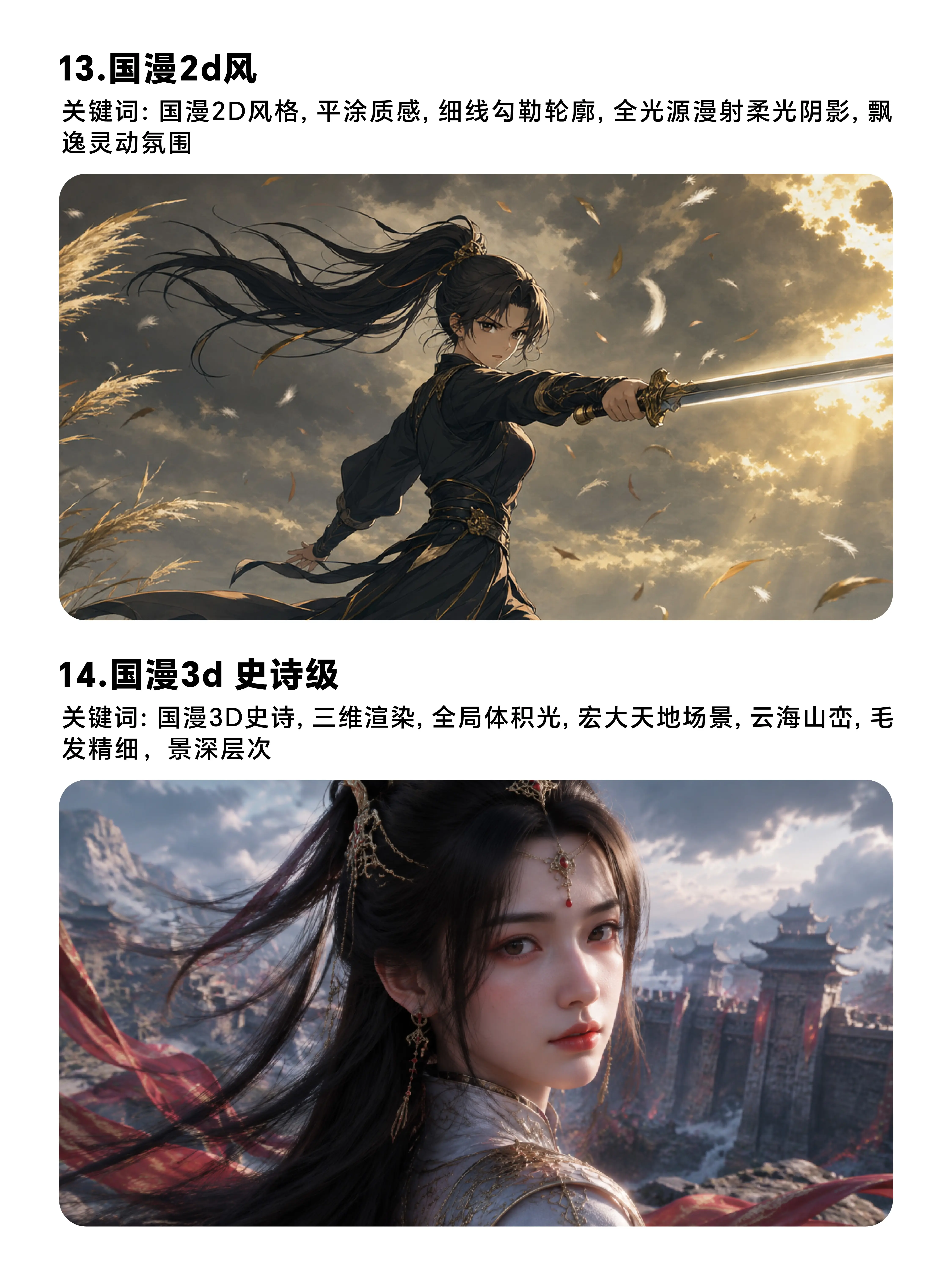 小白漫剧画风单一?码住这十六种风格!。十六种AI漫剧可用风格 - 抖音