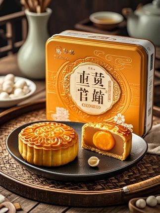 蛋黄咸香起沙,莲蓉软糯香甜,吃起来口感细腻 #月饼 #五仁月饼 #追剧小零食 #好吃不贵经济实惠 #零食推荐