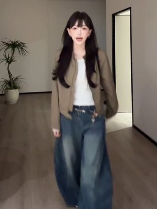 SW速惟女秋冬新款防水短款外套正肩小立领户外休闲防泼水百搭1 #高级感穿搭#显瘦穿搭#谁穿谁好看#超便宜超划算#气质穿搭