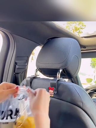哇塞!汽车多功能隐藏式椅背挂钩,创意车载好物! #多功能小挂钩 #车载置物钩 #多功能挂钩 #车载座椅挂钩 #隐藏式设计