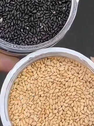 炒熟新货白芝麻黑芝麻即食免洗干净无沙家用厨房烘焙火锅烧烤调味 #白芝麻# 黑芝麻 #粗粮# 五谷杂粮 #优质农产品
